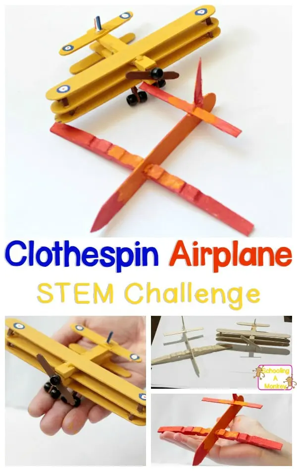 Clothespin Airplane